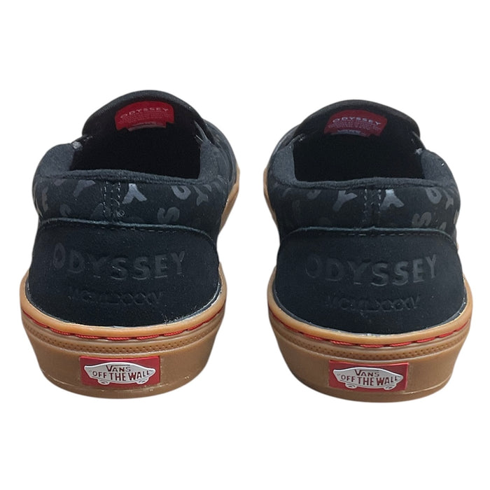 Vans X Odyssey Slip On Pro Shoes (Black / Gum)