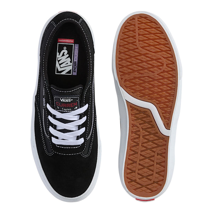 Vans Curren Caples Shoes ( Black / White )