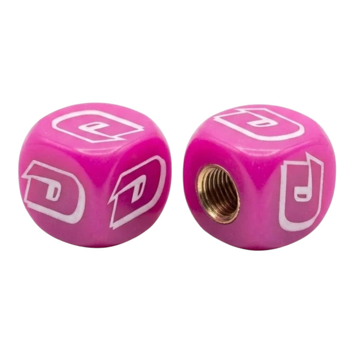 Dyno D-Logo Dice Valve Caps