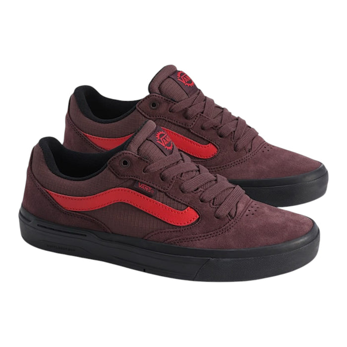 Vans BMX Proof Wafflecup Shoes (Brown / Rio Red / Black)