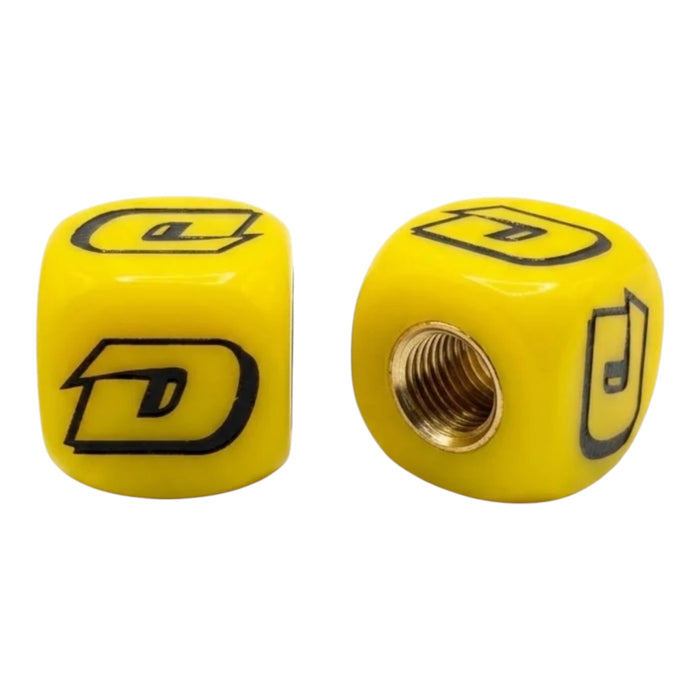 Dyno D-Logo Dice Valve Caps
