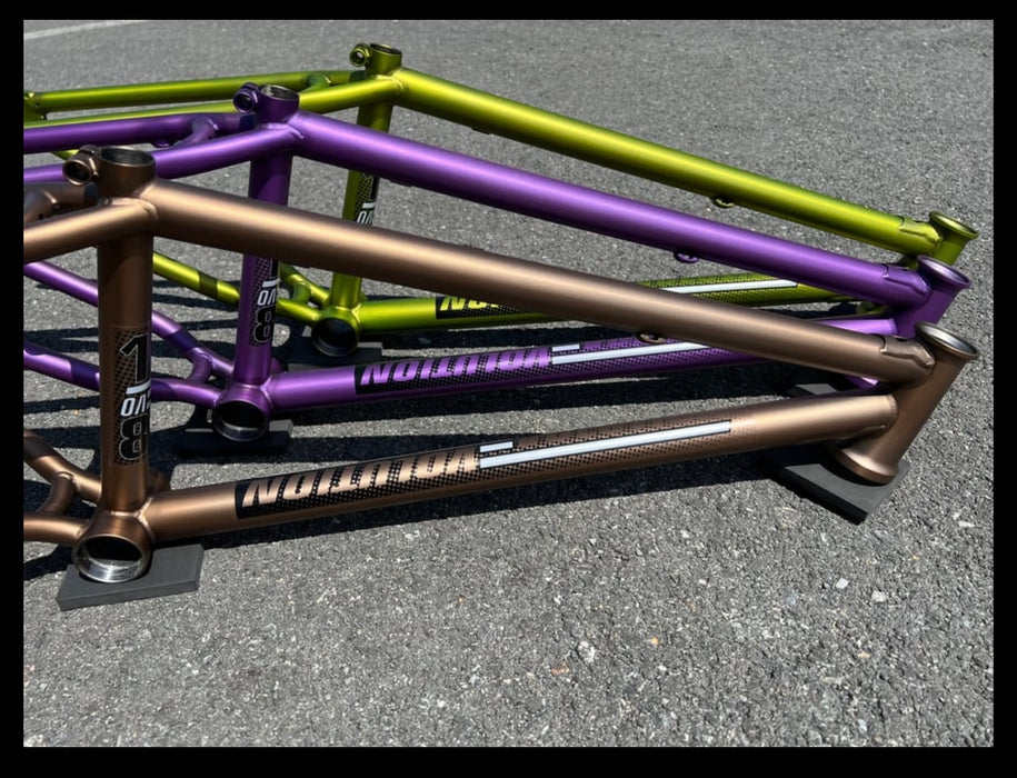 Impugnature Per BMX AME Old School Rotonde E Gialle - Stile Retrò, Made Impugnature Per BMX AME Old School Rotonde E Gialle - Stile Retrò, Made