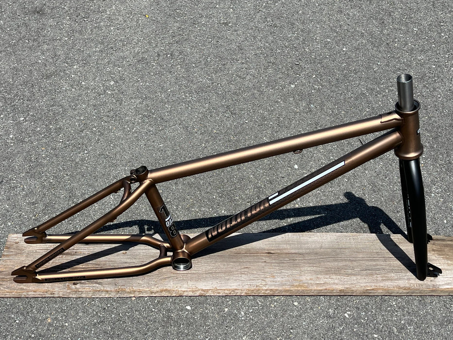 Bronze Bmx Frame Ditto BMX 1984 Evolution Frame Fork Kit (22