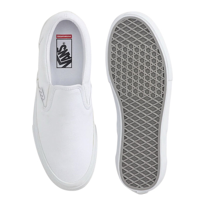 Vans Slip-On Pro Shoes ( White / White)