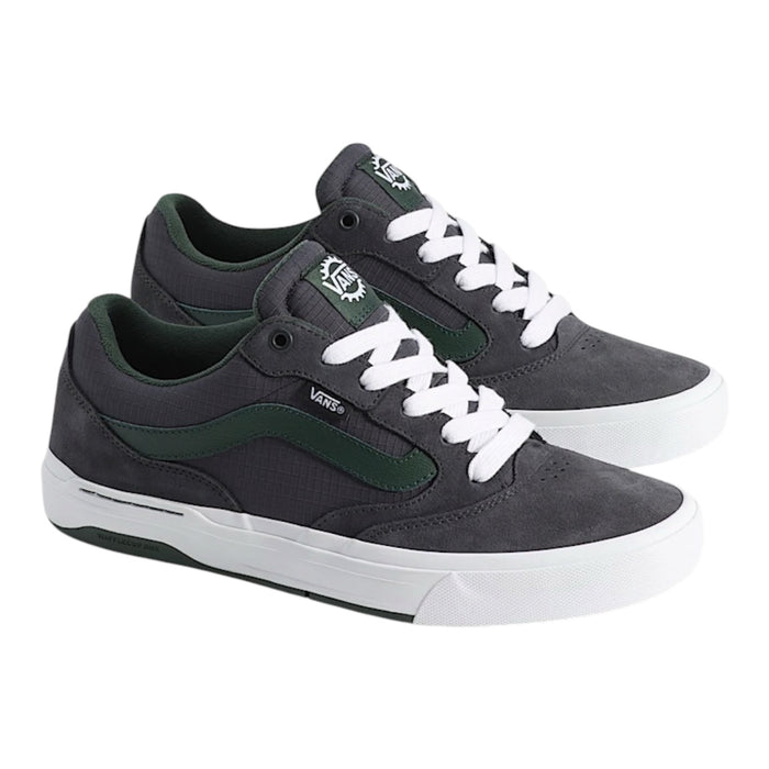 Vans BMX Proof Wafflecup Shoes (Charcoal / Green / White)