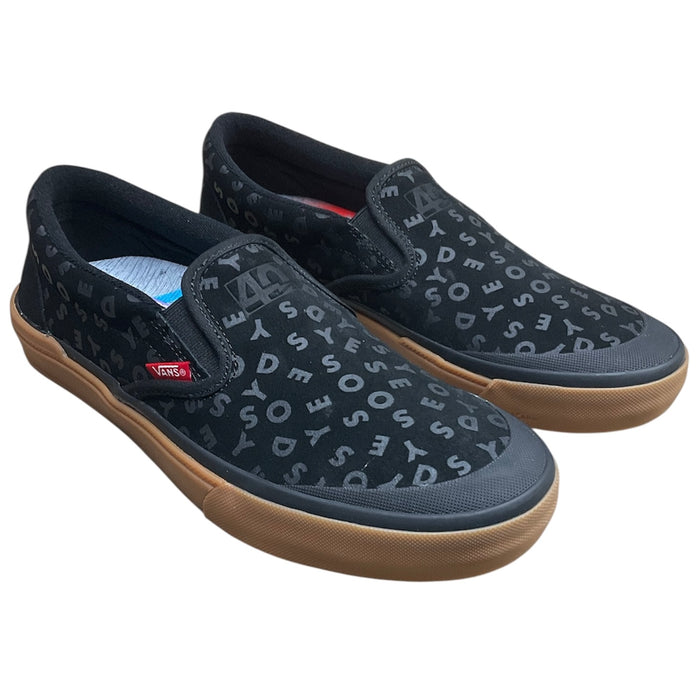 Vans X Odyssey Slip On Pro Shoes (Black / Gum)