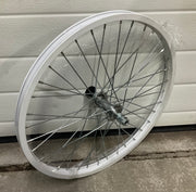 Garage Sale Shit Unsealed Single wall front wheel (New with blemishes) | White | 3/8