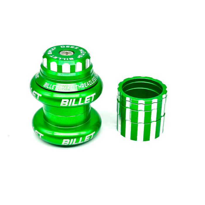 BILLET BMX DEEZ NUTS 12 POINT THREADLESS HEADSET KIT 1-1/8