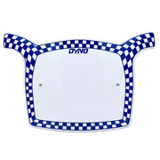 Dyno D-1 Stadium Checker Number Plate Blue