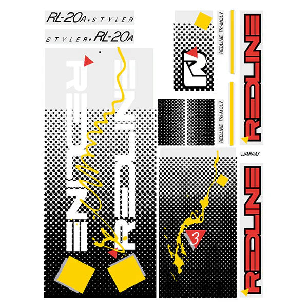 1986 Redline RL-20A Decal Set