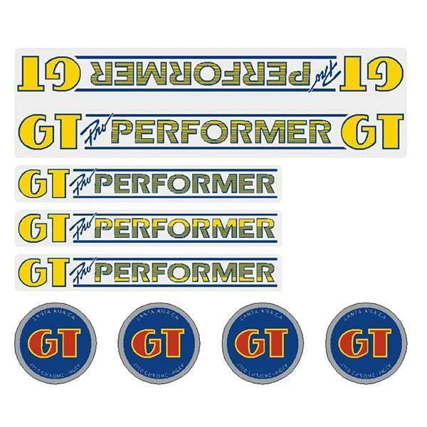 Gt Script Sticker 1984-1985 GT Pro Performer Decal Set (Italics) — Albe's BMX