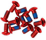 Miles Wide Disc Rotor Bolts Red (12 pack)