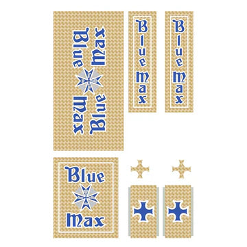 Blue Maxlogo Blue Max Decal Set (First Gen) — Albe's BMX