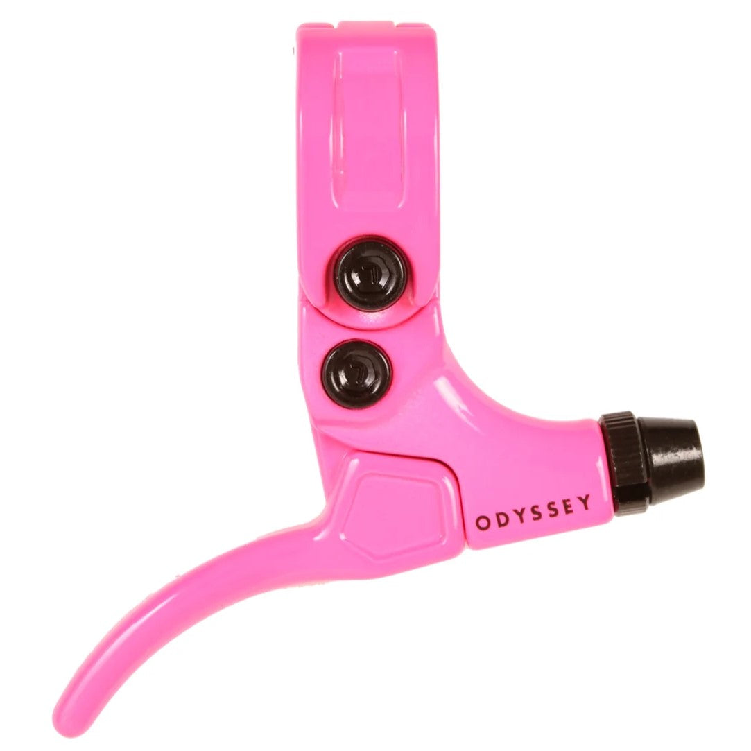 Odyssey Monolever Short Brake Lever Right Hot Pink