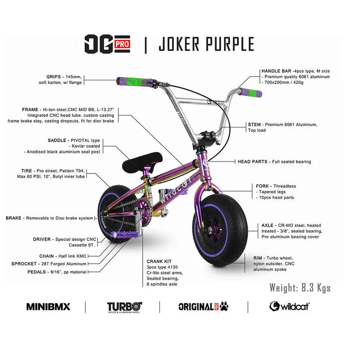 OG3 Pro Series Joker Purple — Albe's BMX - Main Image