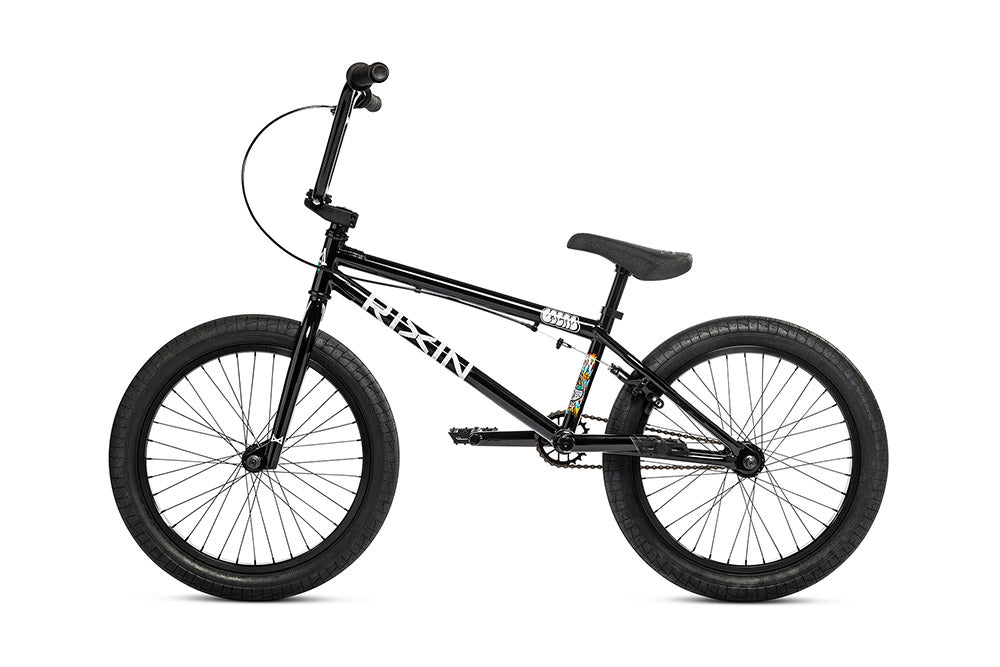 Rixin Local 20" BMX Bike Black - left side