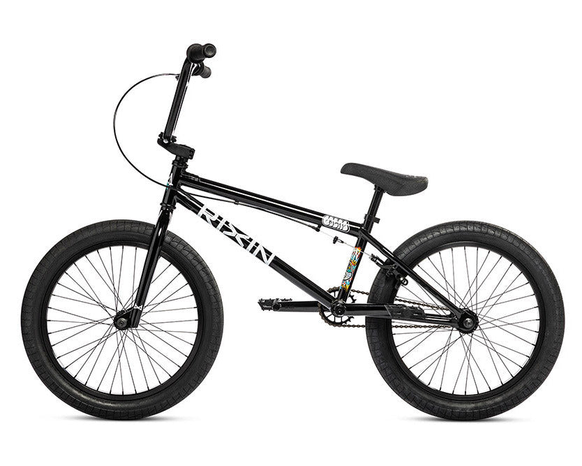 Rixin Local 20" BMX Bike Black - left side