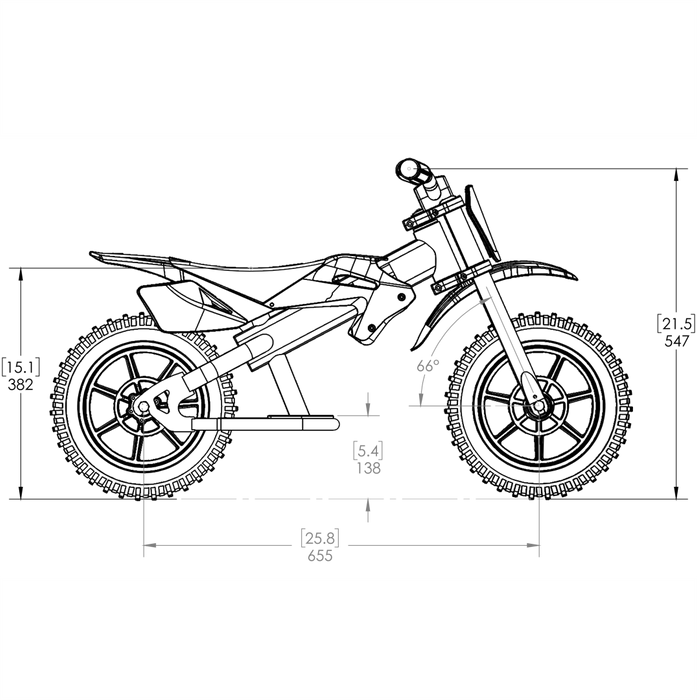 SYP 120 12" Push Bike