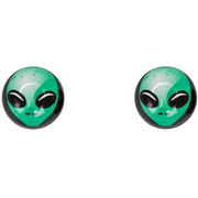 Alien Valve Caps Green/Black