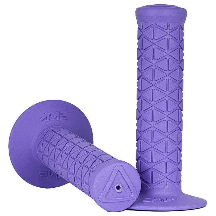 Ame Old School BMX Bicycle Grips Tri White