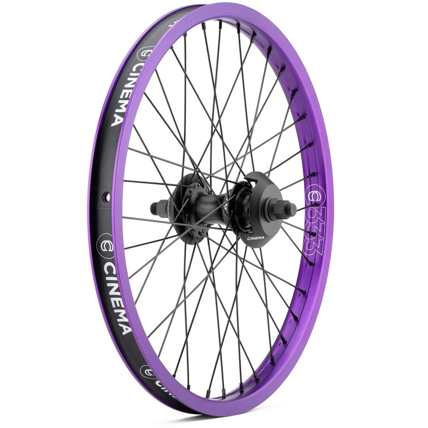 Cinema ZX V2 Rear Cassette BMX Wheel w/Guards at Albe's BMX Bike Cinema ZX V2 Rear Cassette BMX Wheel w/Guards at Albe's BMX Bike
