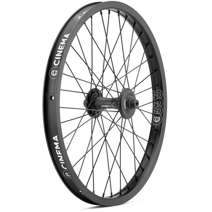Cinema ZX V2 front BMX Wheel at Albe's BMX Bike Shop Online Cinema ZX V2 front BMX Wheel at Albe's BMX Bike Shop Online