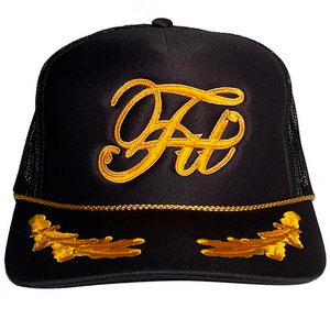 Fit High Crown Captains Trucker Hat
