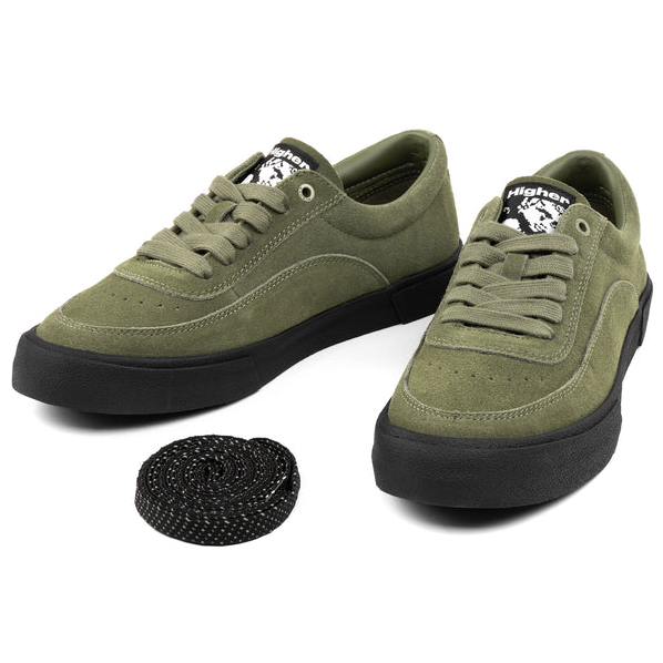 Higher Crypt Suede Shoes (Olive)