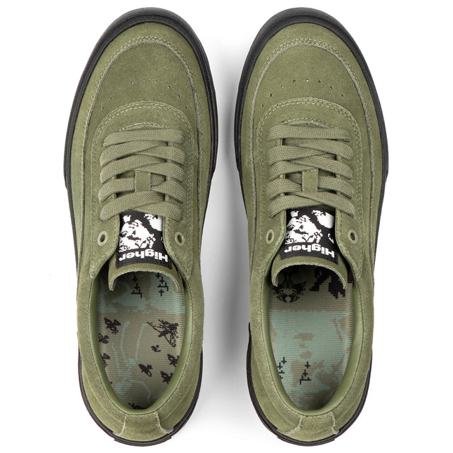 Higher Crypt Suede Shoes (Olive)