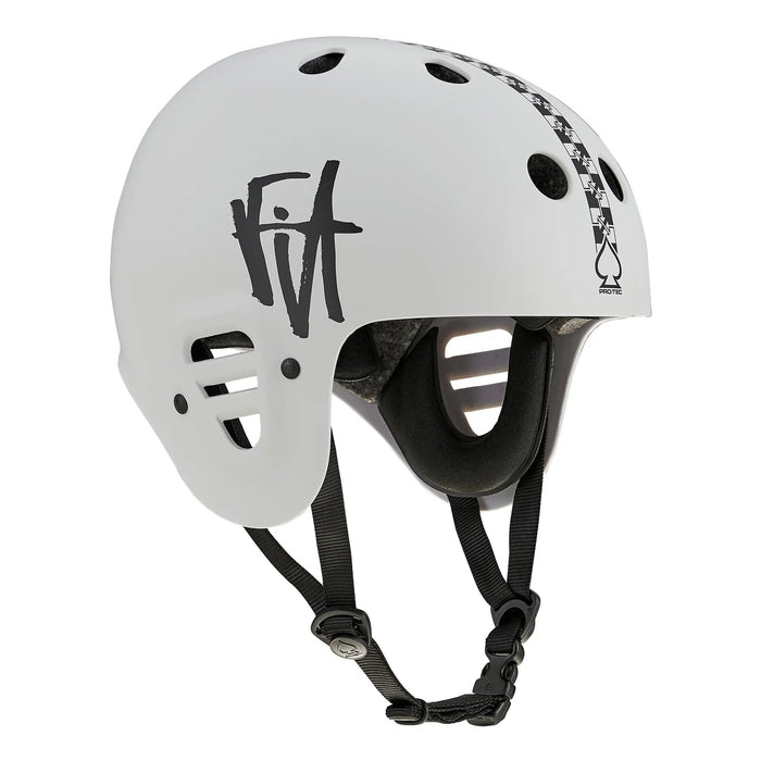 Protec x Fit Full Cut Checkered Edition Helmet (Certified)