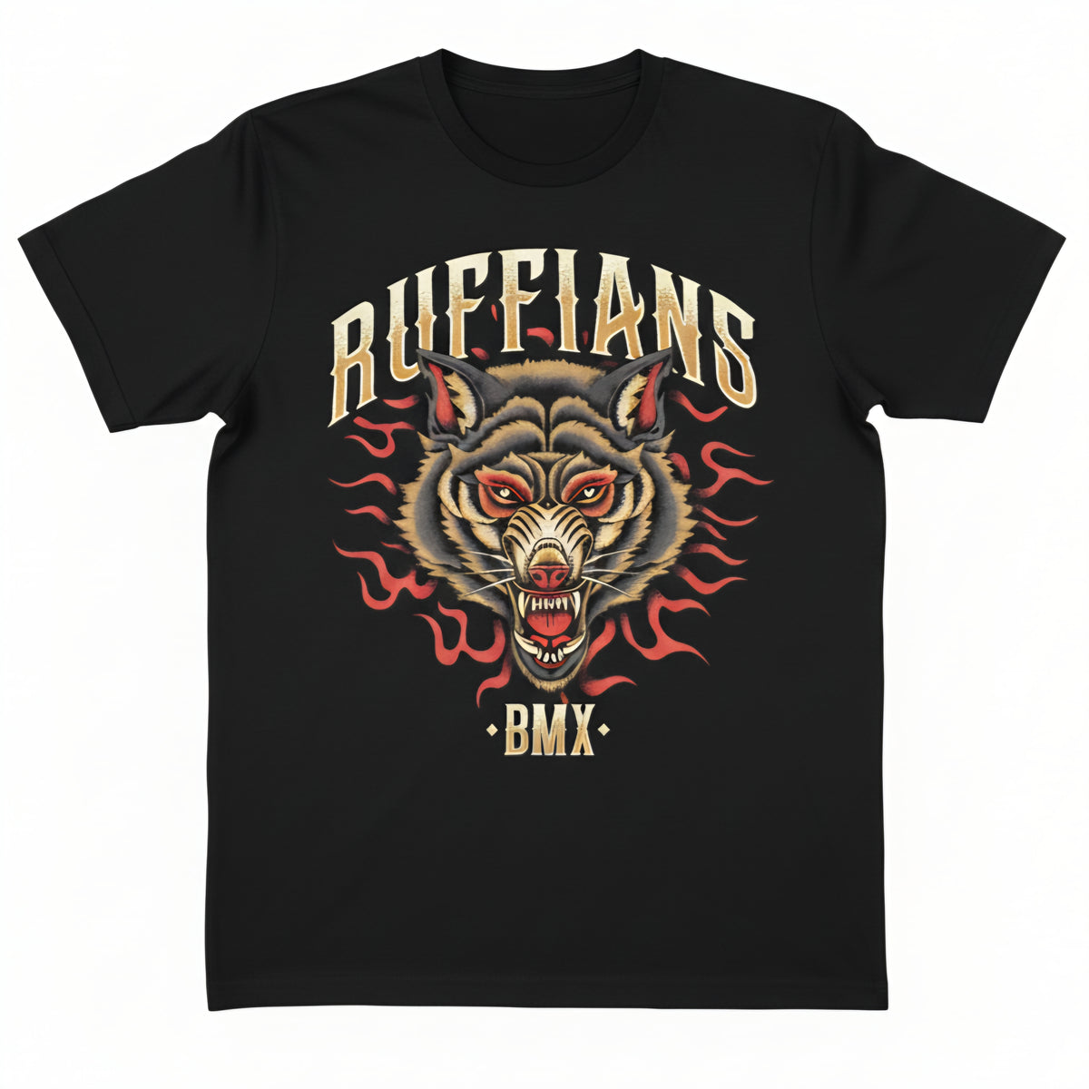Ruffians BMX Wolf T-Shirt — Albe's BMX