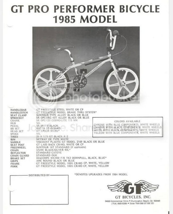 1985 GT Performer