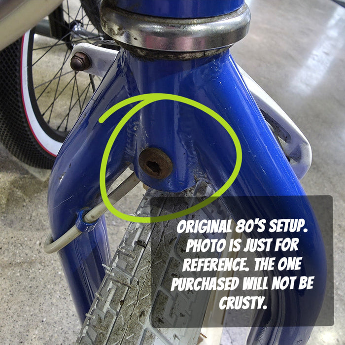 Recessed Brake Nut For Front Brakes