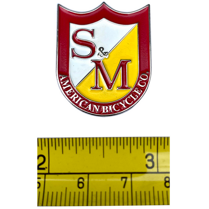S&M Shield Enamel Pin