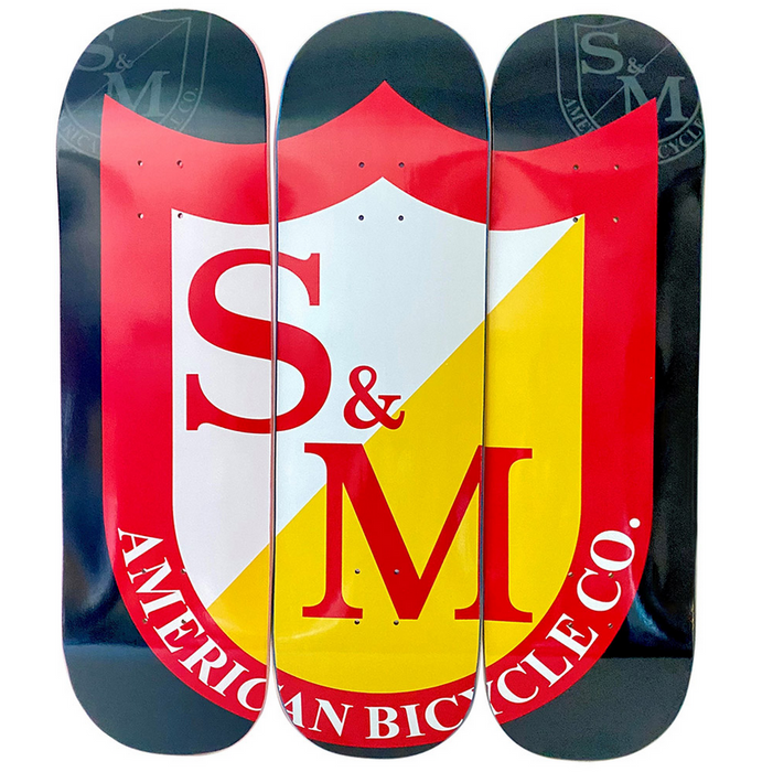 S&M Big Shield Skate Deck Set