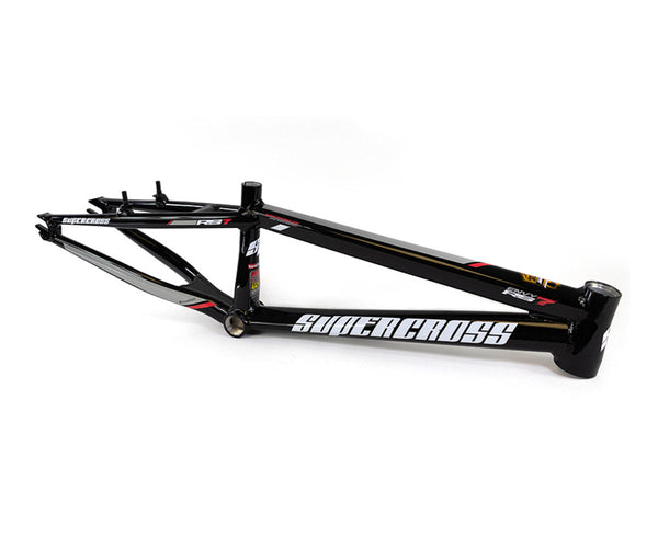 BMXバイク ブラック スチールフレーム supercross-bmx-rs7-gloss-