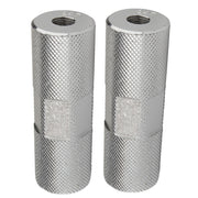 ALLOY THREAD ON FREESTYLE BMX PEGS Silver/24t - 26t