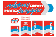 HARO RETRO FRAME DECAL KITS 1985 Decals FST Red-Sku # 60115