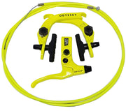 ODYSSEY EVO 2.5 BRAKE AND LEVER KIT Fluorescent Yellow