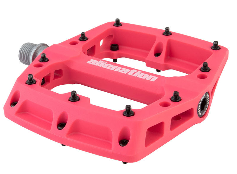 BMX Pedals Alienation Foothold 9/16 Orange with Sealed Bearing BMX Pedals Alienation Foothold 9/16 Orange with Sealed Bearing