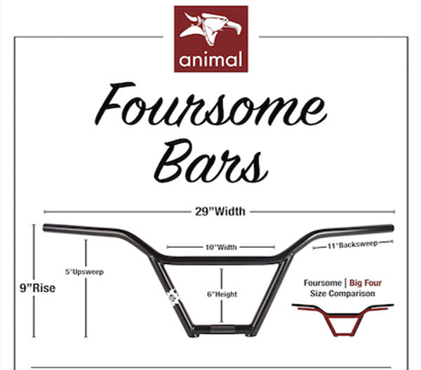 Animal Foursome BMX Handlebars at Albe s BMX