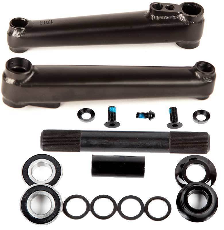 自転車 BMX CRANK スピンドル アルミ ARESTIC ILLBLEND 19mm