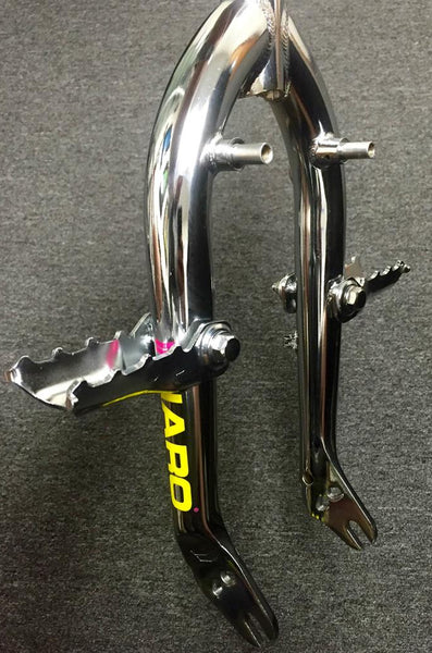 Haro Lineage Forks with flip up wrap around fork standers at