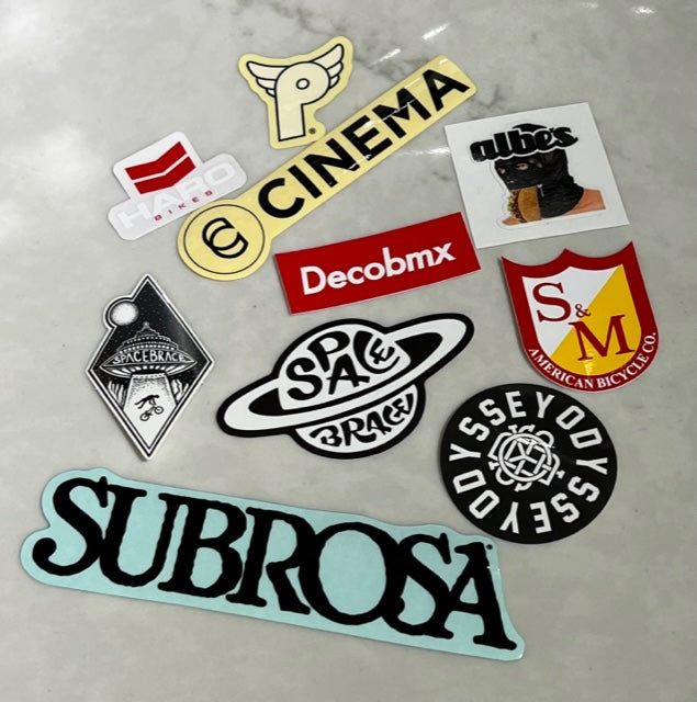 BMX STICKER PACK (10 stickers) BMX STICKER PACK (10 stickers)