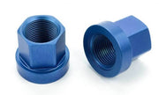 MISSION AXLE NUTS 14mm Alloy Blue