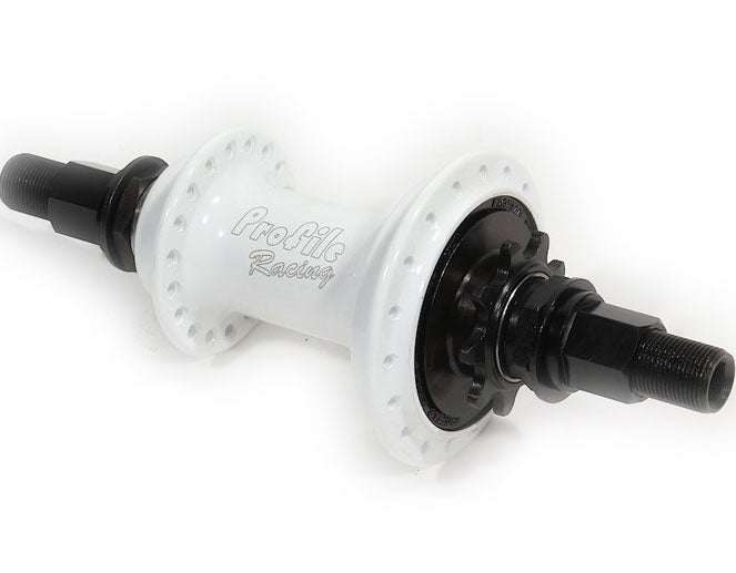 Profile Elite Cassette Hub White RHD