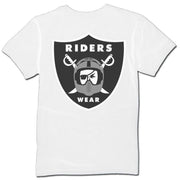 RIDERS WEAR T-SHIRT Large - White