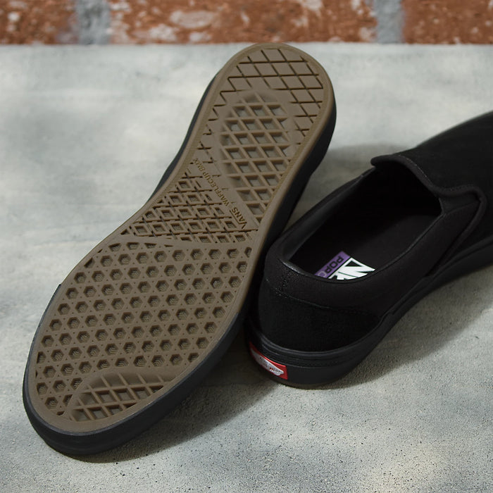 Vans BMX Slip-On Pro Shoes (Black/Black)