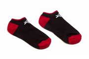Animal Crew Socks (Low) Black/Red - One Size