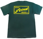 Animal Finest Quality Pocket T-Shirt Green/Small